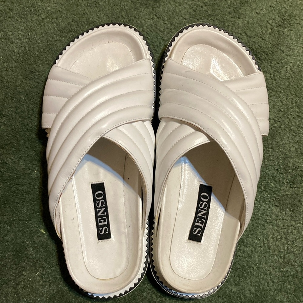 Senso white crossover slides Kylie size EU 36